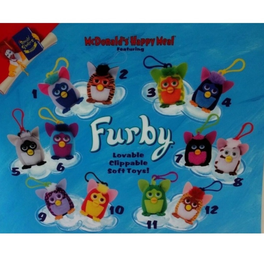 Vintage 2000 McDonald’s Furby Lamb Bag Charm
